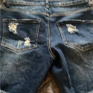 Men's Blue Distressed Jeans